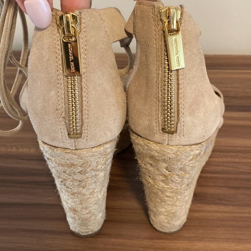 Michael Kors Tan Espadrille Sandals - Picture 8 of 13